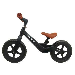 Bicicleta fara pedale Free2Move Cool Bike Black cu ghidon si sa reglabile, roti din Eva, greutate admisa 30 kg, roti 12 inch, 24 luni+ imagine