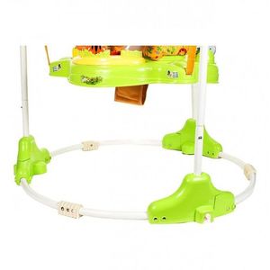 Jumper interactiv pentru bebelusi Malplay, scaun reglabil, efectele sonore, husa detasabila imagine