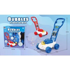 Masina de tuns iarba interactiva, pentru copii Malplay Red, generatoare de baloane din sapun, include flacoane cu solutie imagine