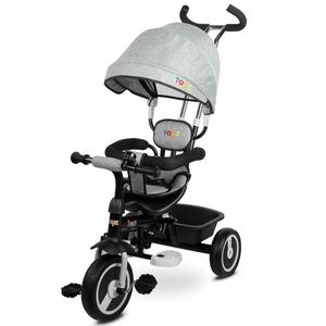 Tricicleta multifunctionala pentru copii Toyz Buzz Grey, varsta 18luni+, greutate maxim admisa 25 kg imagine
