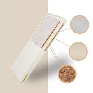 Saltea pentru patut copii 90x40x8cm Sensillo, din spuma cu husa detasabila prevazuta cu fermoar, tesatura cu Aloe Vera antialergica si antibacteriana imagine