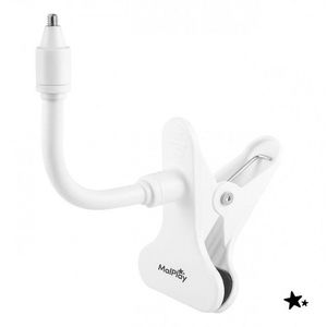 Suport monitor bebelusi cu clema de prindere Malplay NannyEye Vision Complex, unghi ajustabil, lungime totala 25 cm imagine