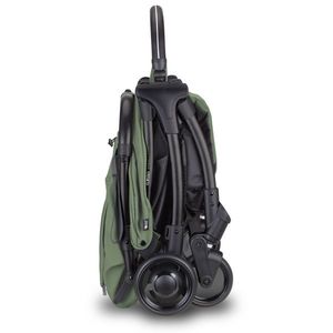 Carucior pentru copii Globber Stroll Lite Khaki, ultra usor, compact, mecanism pliere cu o singura mana, spatar ajustabil, greutate admisa 22 kg imagine