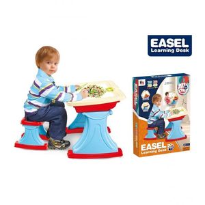 Masuta de activitati cu scaunel si accesorii pentru copii imagine