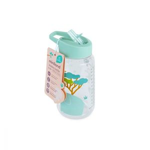 Sticla de tranzitie cu pai Miniland Kiddie Jungle 450 ml imagine