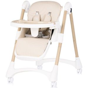 Scaun de masa pentru copii Chipolino Candy Shop Cashmere cu spatar reglabil in 3 pozitii, inaltime reglabila, 4 roti imagine