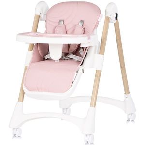 Scaun de masa pentru copii Chipolino Candy Shop Powder Pink cu spatar reglabil in 3 pozitii, inaltime reglabila, 4 roti imagine