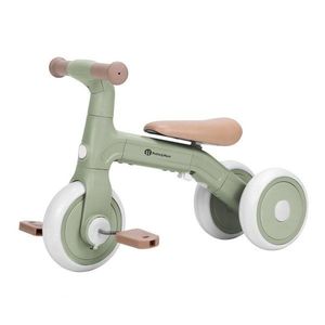 Bicicletatricicleta pentru copii PetiteMars Bingo Verde 3 in 1, multifunctionala, cu pedale detasabile, ghidon directionabil, sa reglabila pe inaltime, 2.3 kg, greutate admisa 25 kg, 12-36 luni imagine