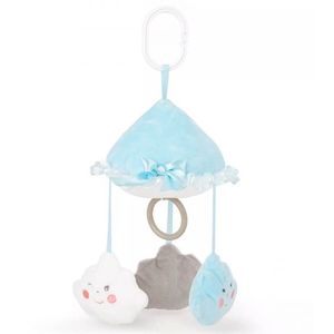 Jucarie muzicala din plus pentru bebelusi Nori albastri 30 cm imagine