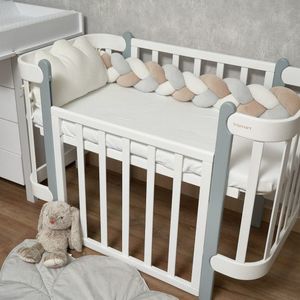 Protectie laterala bejgri impletita Twins tip cosita, cu 3 fire 220 cm imagine