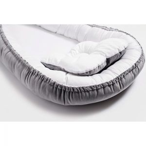 Babynest pentru copii Twins Velvet gri imagine