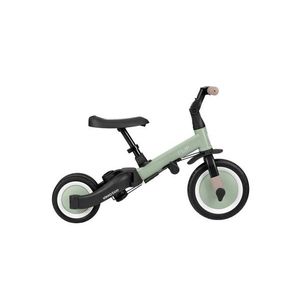 Tricicleta pentru copii KikkaBoo Flip Army Green, multifunctionala, transformabila 5 in 1 cu scaun relgabil, bara de protectie detasabila, potrivita de la 1 an la 5 ani imagine