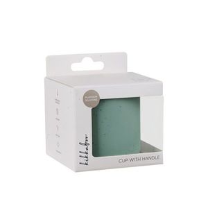 Cana din silicon penteru beblusi si copii KikkaBoo Platinum Sage, capacitate 200ml imagine