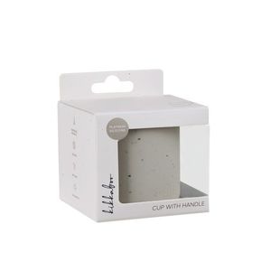 Cana din silicon penteru beblusi si copii KikkaBoo Platinum Sand, capacitate 200ml imagine