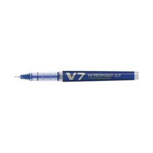 Pix cu varf Roller, Pilot, V7, Hi-Tecpoint, reincarcabil, Albastru, 0.7 mm imagine