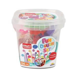Set galetusa cu plastilina, Crafy, 300 g imagine