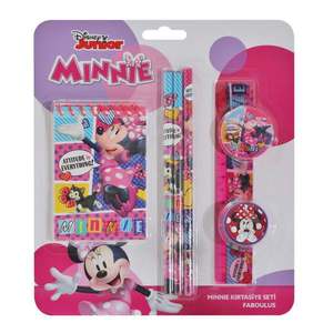 Set instrumente de scris, cu agenda, Minnie, 7 buc imagine