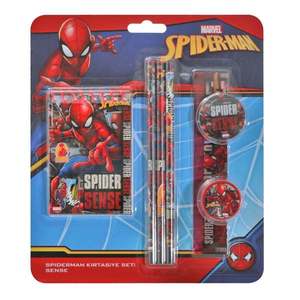 Set instrumente de scris, cu agenda, Spiderman, 7 buc imagine