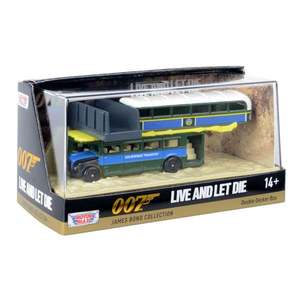 Autobuz Motormax, Double Decker Bus James Bond, 1: 64 imagine