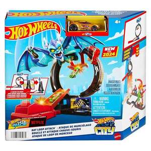 Set de joaca, Hot Wheels City, Bat Loop Attack, HTN78 imagine