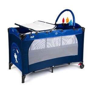 Patut pliant 2 niveluri Juju Sleepy Baby, Space Adventure imagine