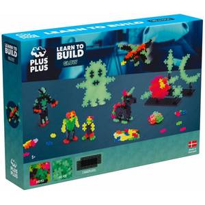 Set constructie, Plus-Plus, 500 piese, Invata sa construiesti, Culori stralucitoare imagine