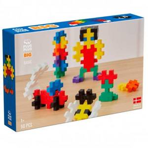 Set constructie, Plus-Plus, 50 piese mari, Culori standard imagine