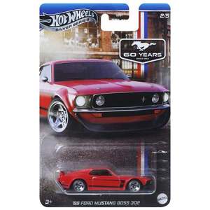 Masinuta metalica, Hot Wheels, 69 Ford Mustang Boss 302, JBY51 imagine