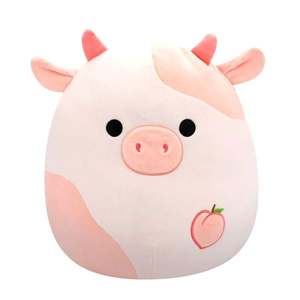 Jucarie de plus, Squishmallows, Vacuta Lilaz, 35 cm imagine