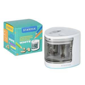 Ascutitoate electrica dubla, Starpak, Alb imagine