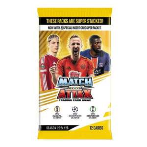 Set 12 cartonase cu jucatori, Topps, UEFA Match Attax 2024-2025 imagine