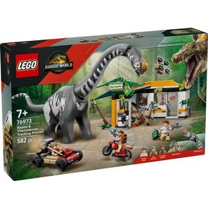 LEGO® Jurassic World - Misiune de urmarire a unui Velociraptor si a unui Titanosaurus (76973) imagine