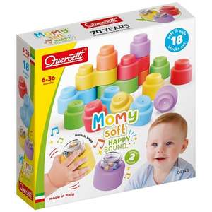 Set constructie cu forme moi, Quercetti, Momy Soft Happy Sound, 18 piese imagine
