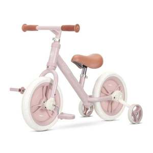 Bicicleta de echilibru 2 in 1, Lorelli Energy, include pedale si roti auxiliare, Pink imagine