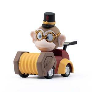 Mini figurina cu vehicul, Yume, Hero Horror, Accordion Monkey imagine