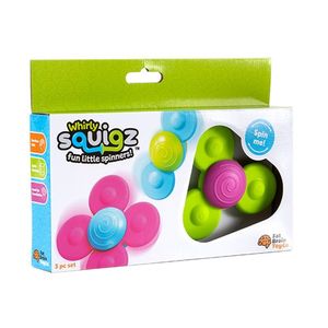 Set 3 moristi senzoriale cu ventuza, Fat Brain Toys, Whirly Squigz imagine