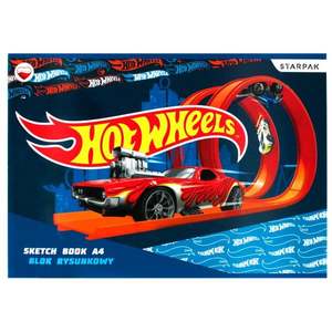 Bloc de desen A4, 20 file, Hot Wheels imagine