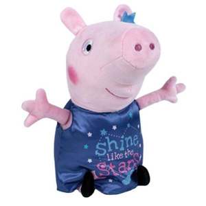 Jucarie de plus, Play by Play, Peppa Pig, Shine like the stars, 25 cm imagine
