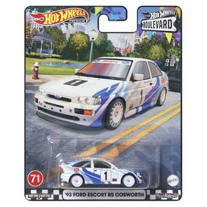Masinuta din metal, Hot Wheels, Boulevard, 3 Ford Escort RS Cosworth, 1: 64, HKF17 imagine