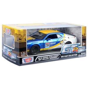 Masinuta metalica, Motormax, GT Racing, 2018 Dodge Challenger SRT Hellcat Widebody, 1: 24 imagine