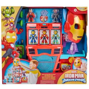 Set de joaca, Marvel, Iron Man And His Awesome Friends, Iron Quarters, G1259 imagine