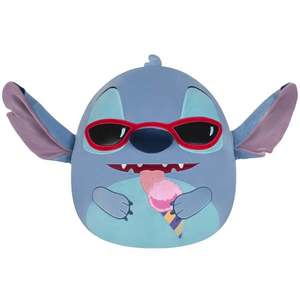 Jucarie de plus, Squishmallows, Disney Stitch cu inghetata, 20 cm imagine