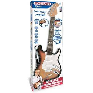 Chitara rock electronica cu microfon, Bontempi, Wireless, 67 cm imagine