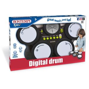 Toba digitala cu 4 pad-uri, Bontempi, 6 stiluri muzicale imagine