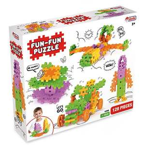 Set de constructie, Dede, Fun-Fun Puzzle, 128 piese imagine