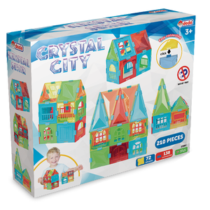 Set de constructie, Dede, Crystal City, 210 piese imagine