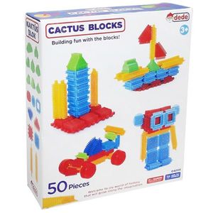 Set de constructie, Dede, Cactus Blocks, 50 piese imagine