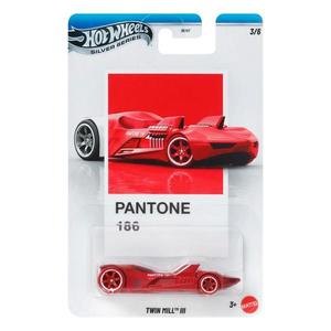 Masina metalica, Hot Wheels, Silver Series, Pantone 186, Twin Mill III, 1: 64, JKY51 imagine