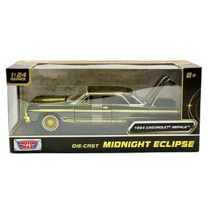 Masina Motormax, Midnight Eclipse, 1964 Chevy Impala, 1: 24 imagine