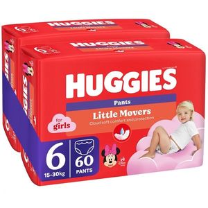 Scutece chilotel Huggies Pants Jumbo, Nr 6, Girl, 15-30 kg, 60 buc imagine